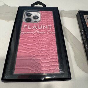 Two Flaunt Phone cases for iPhone ProMax 14- New in boxes